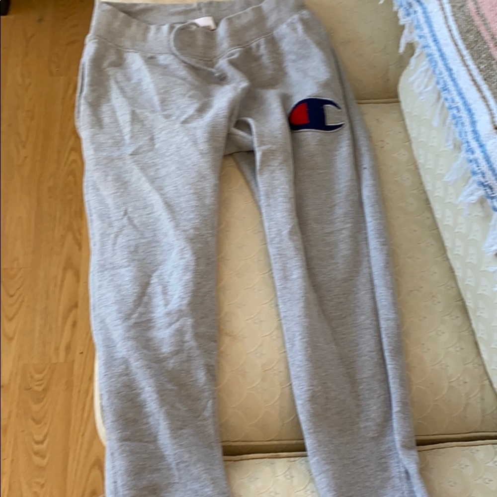 Champion grey sweat pants